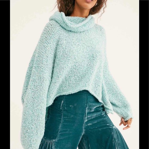 Free People Sweaters - COPY - Free People BFF Cowl Neck Boucle Sweater